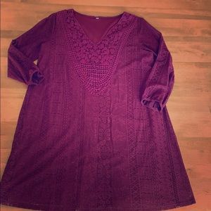 Mossimo Maroon lace dress